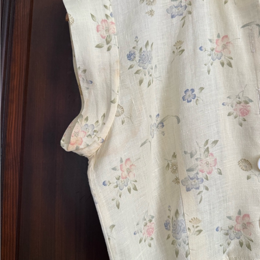 Christy Dawn Light Yellow Floral Dress - Picture 3 of 5